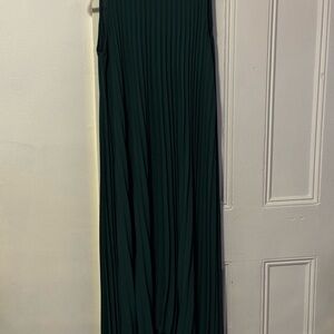 SHEIN Forest Green Strapless Dress
